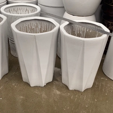 低腰白八方中号 口24/34