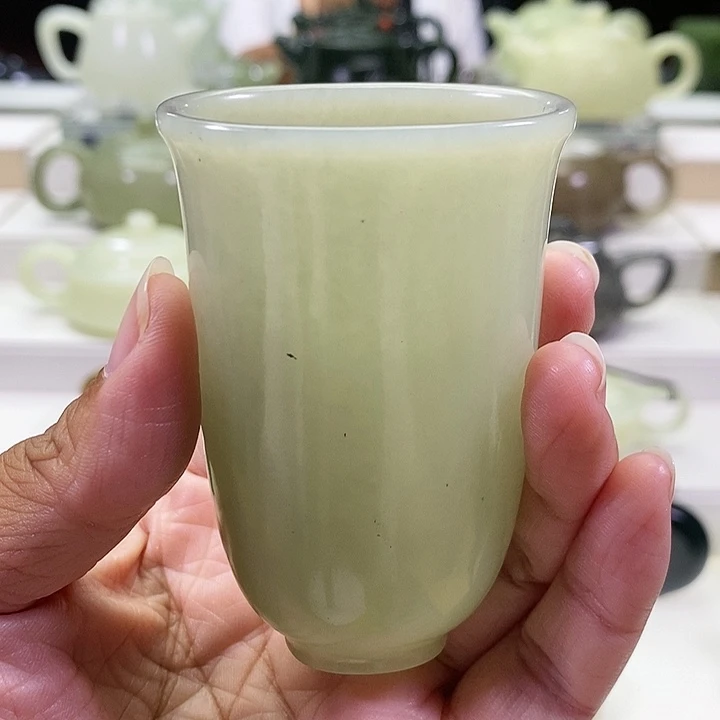 未镶嵌和田玉挂件茶杯60ml