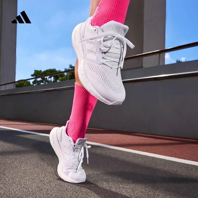 阿迪达斯官方 流光风PUREBOOST 22随心畅跑舒适跑鞋女 GZ5181