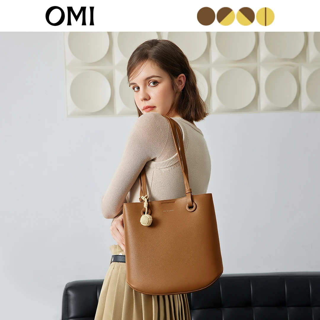 【明星同款】OMI/欧米2025通勤包包新款高级感时尚大容量单肩托特包