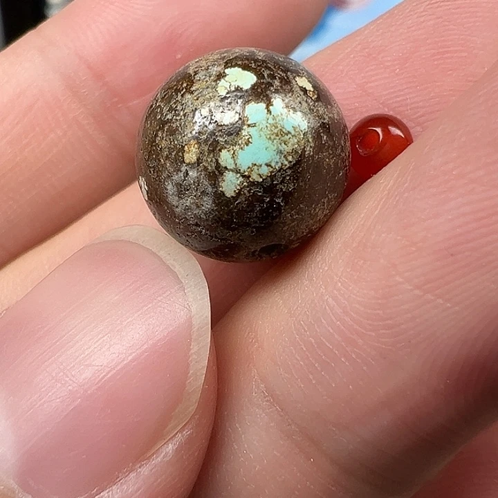 南红玛瑙未镶嵌配饰卡12.5