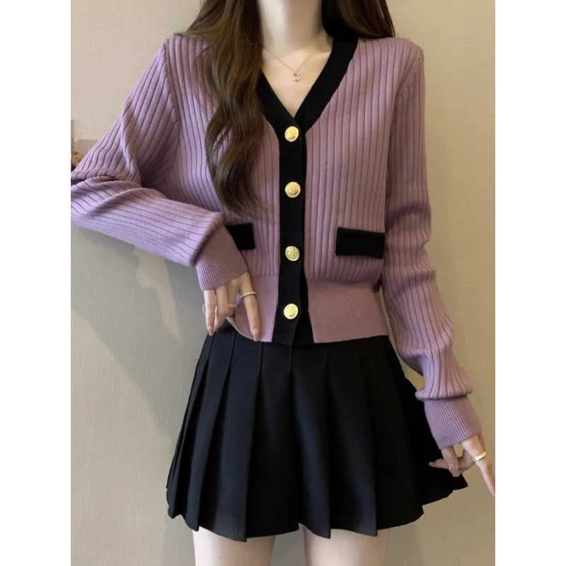 【500-599】夏季辣妹针织毛衣