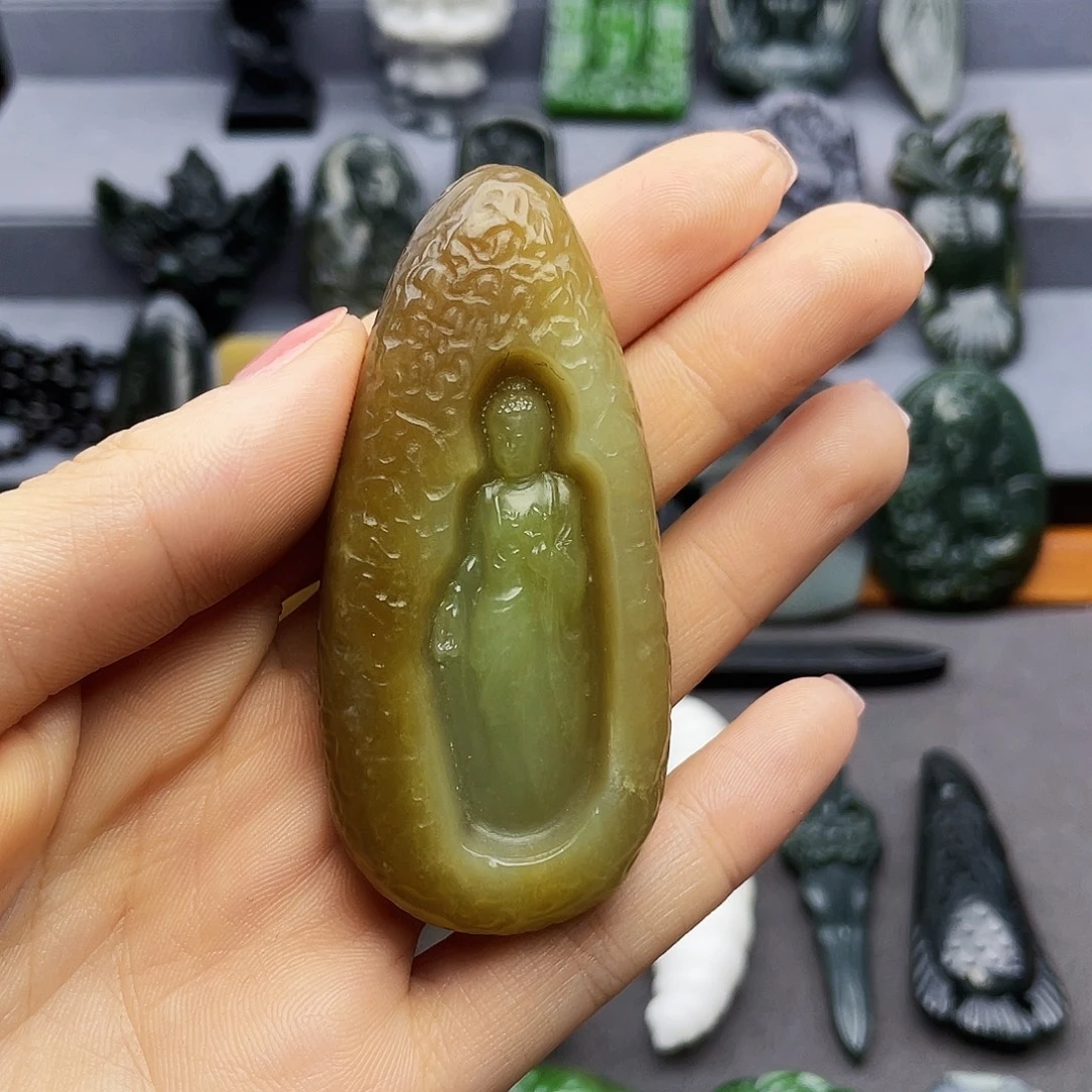 老***大颈饰未镶嵌和田玉