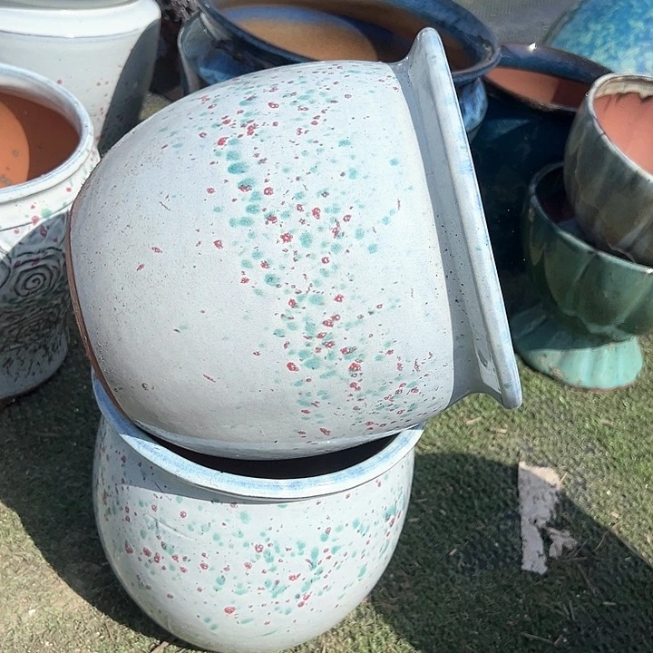 紫砂花盆口20高20。。。。。。。。。。。