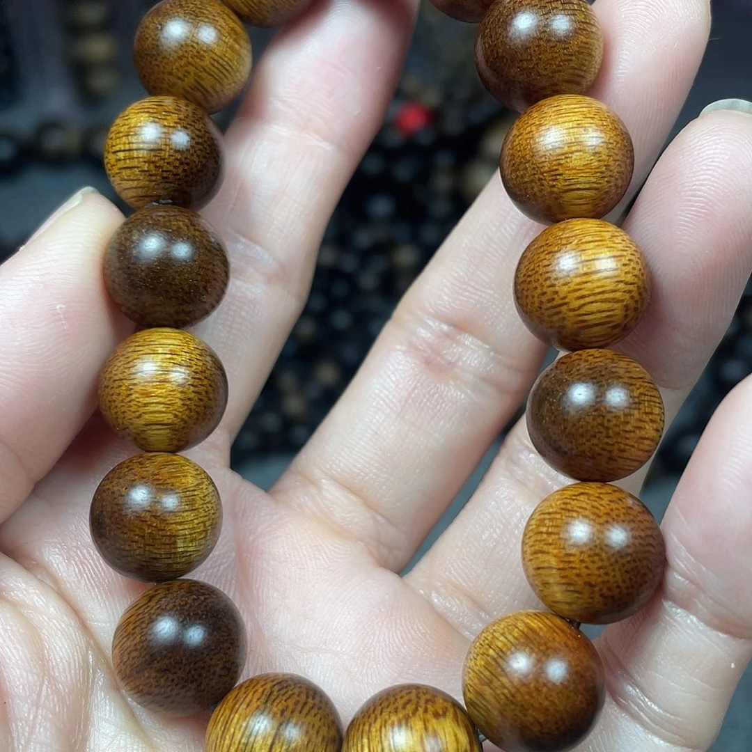 沉香手串富森红土