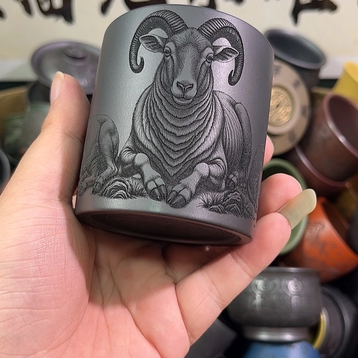茶杯紫砂全手工紫砂主人杯