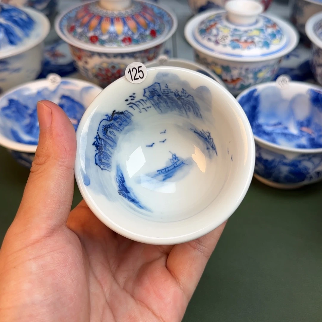 彦祖纯手工手绘茶具125