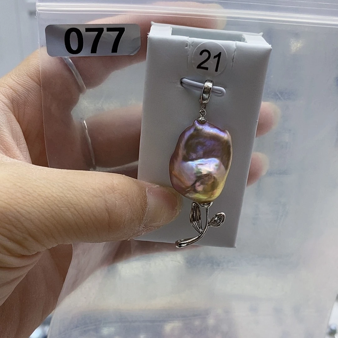 颈饰合金淡水珍珠