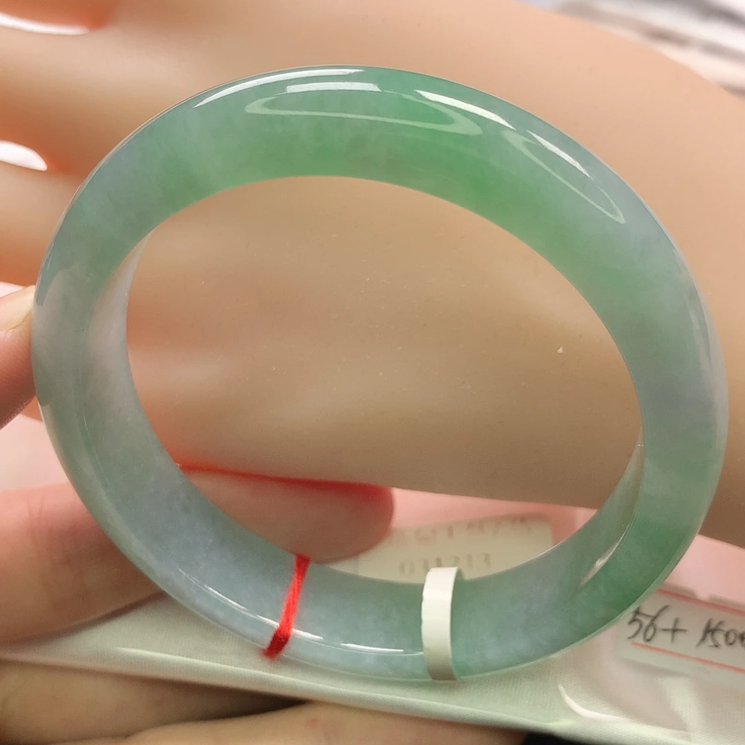 翡翠未镶嵌手镯缅甸56.5