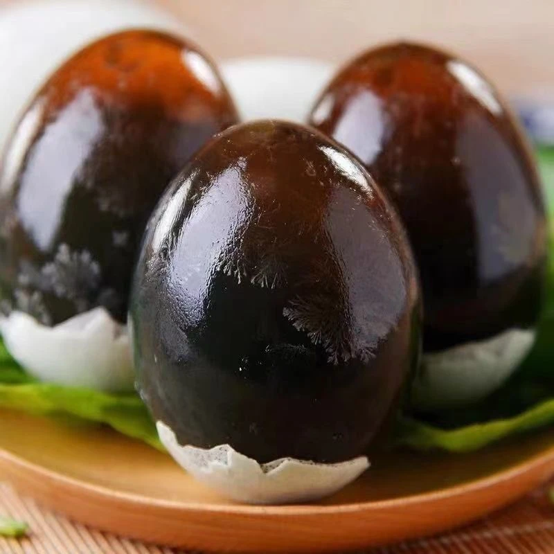 【50-60克】贵州特色无铅工艺砂芯溏心松花皮蛋传统工艺