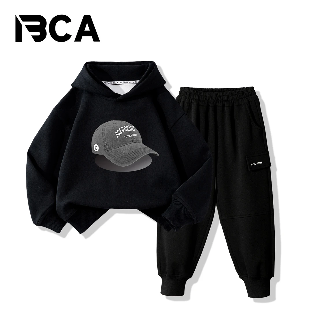 BCA中大童青少年男童潮酷穿搭春秋套装（S-008+TU-67-68+GN-5）