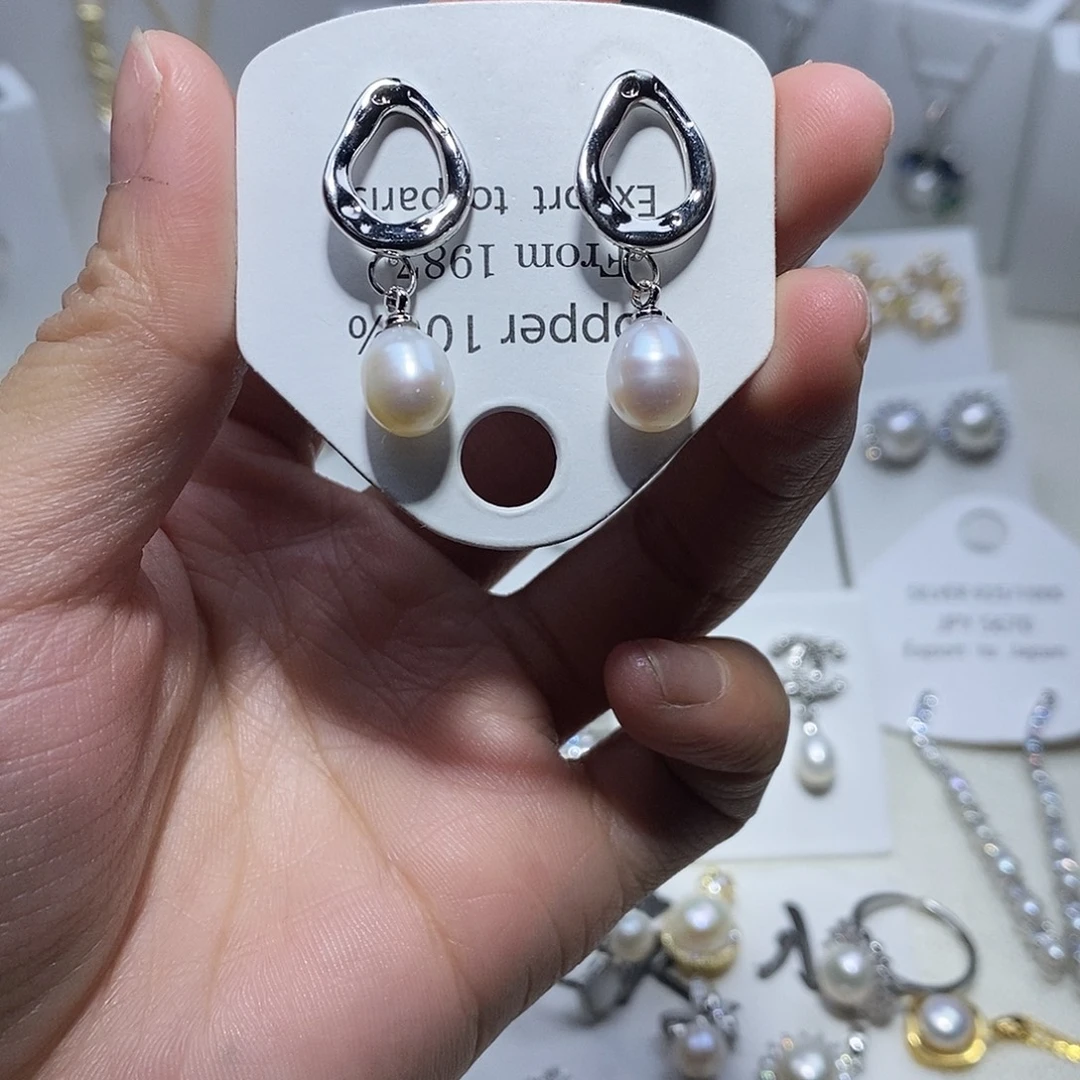 耳饰未镶嵌淡水珍珠