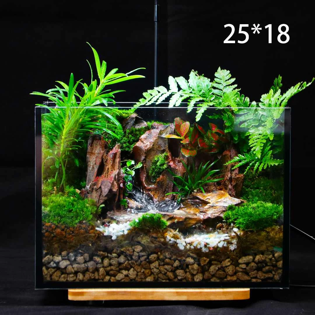 【放青松】流水杠自然微缩桌面微景观桌面玄关摆件送礼优选