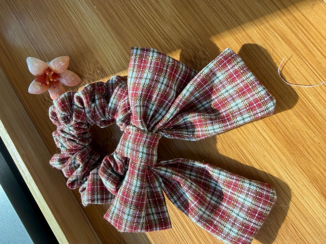 学院风蝴蝶结发圈