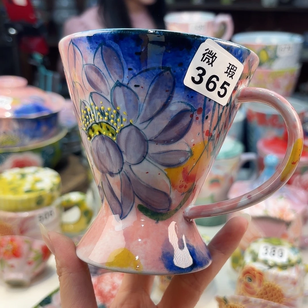 景德镇手绘高温釉下彩陶瓷茶具