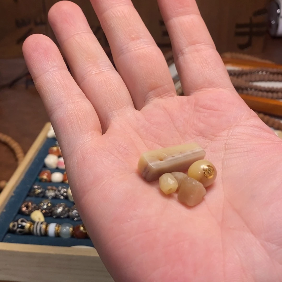 倒***睡金刚菩提手串骨头三通