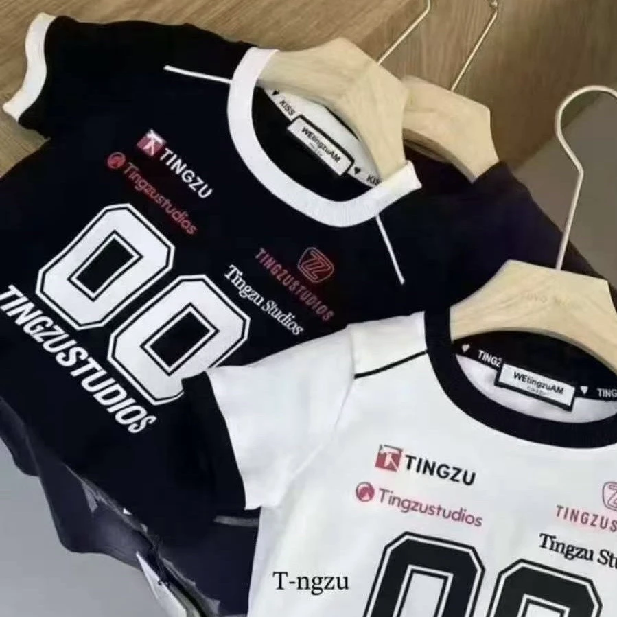 3619童装数字0印花T