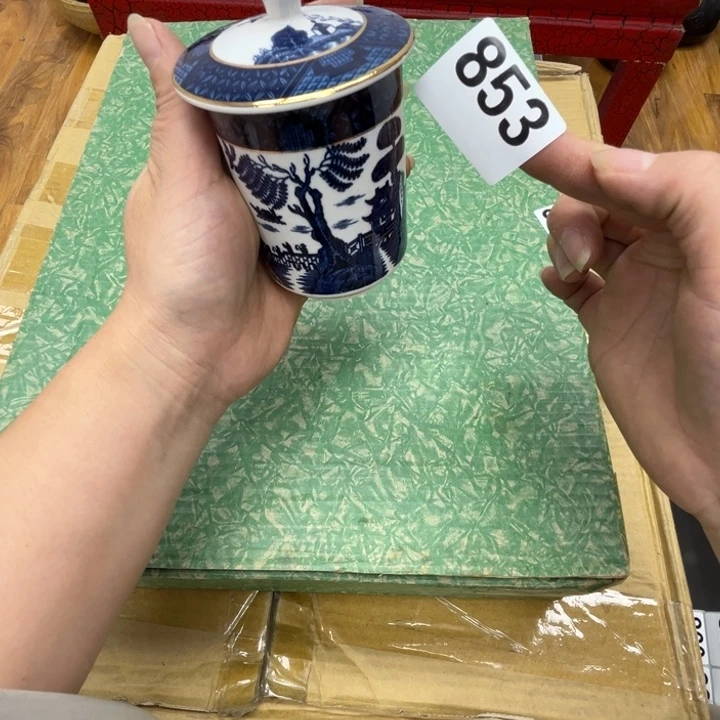 瓷片呀工艺品摆件瓷器摆件正能量