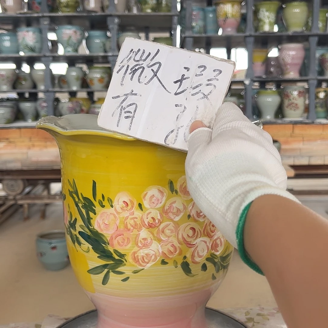 罐12xc景德镇陶瓷花盆