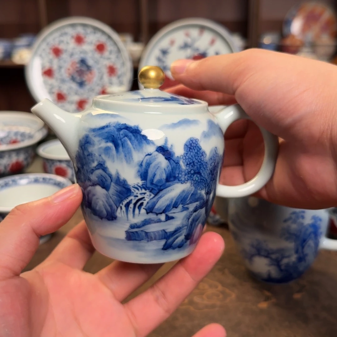 纯手工手绘陶瓷茶具