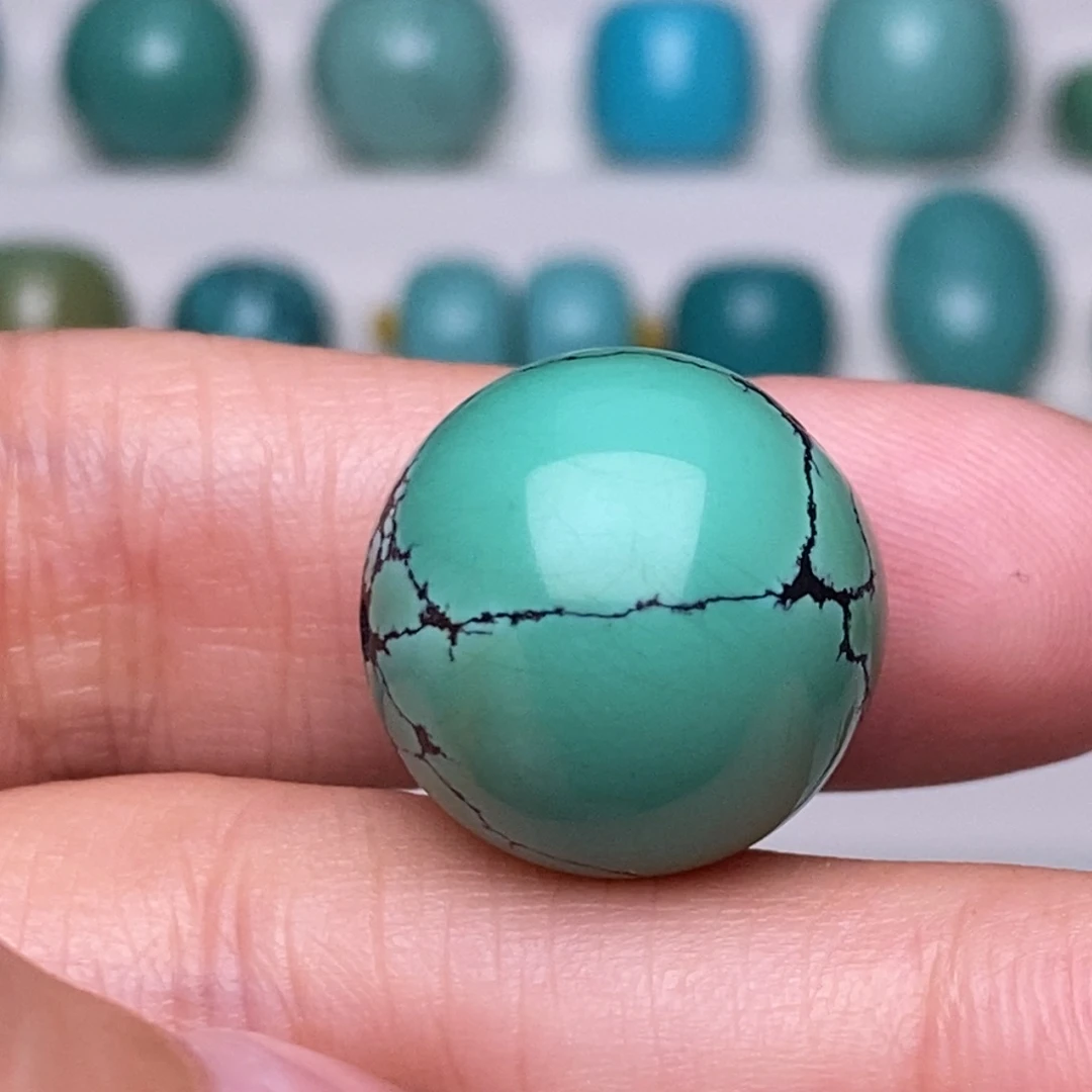 绿松石未镶嵌绿松石16.4mm
