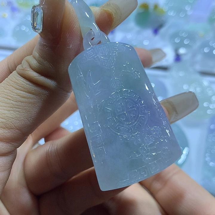 翡翠未镶嵌颈饰天然翡翠A货吊坠