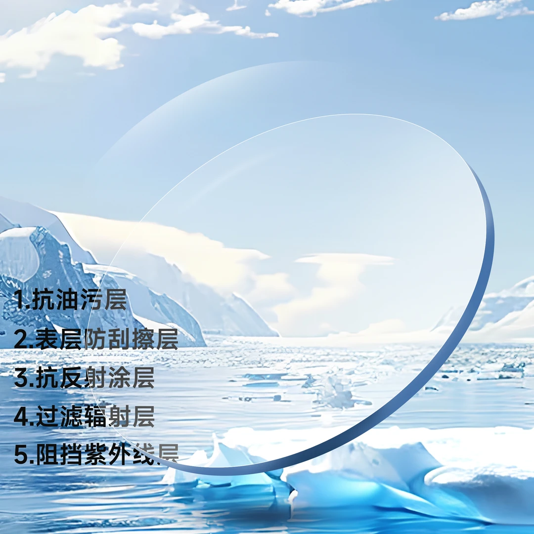 源头直批纯A1.67超发水无底防蓝光镜片