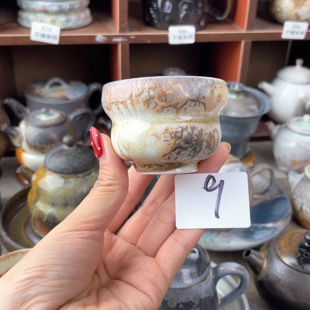 9中白精品葫芦杯一起喝茶