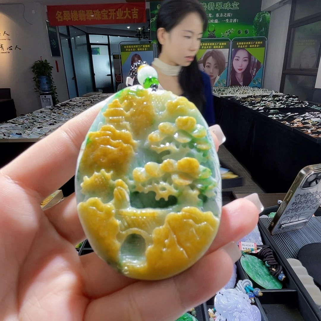 颈饰未镶嵌翡翠一个