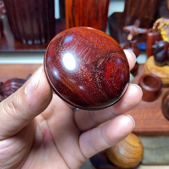 檀香紫檀（小叶紫檀）印泥盒