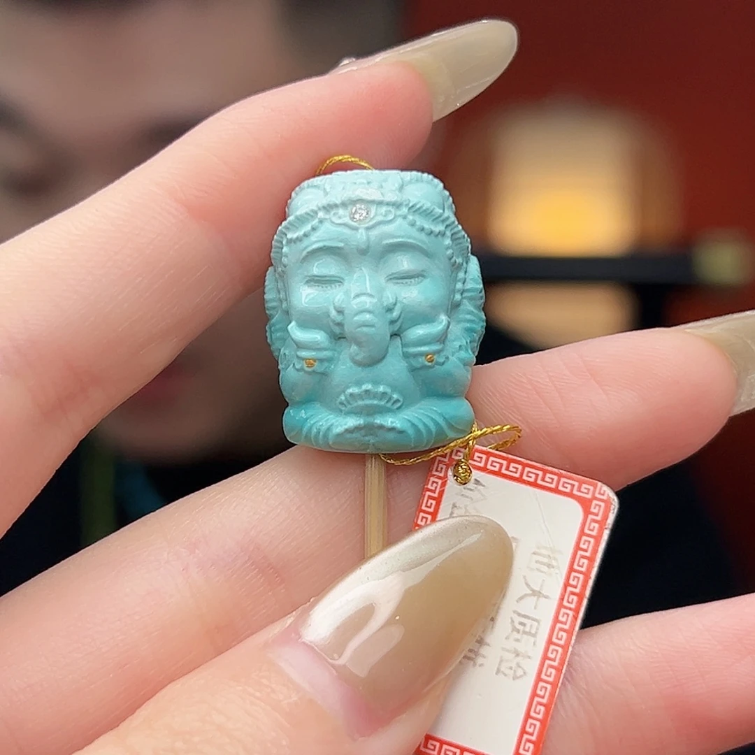 未镶嵌绿松石珠宝奇石