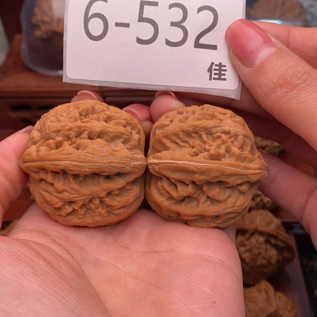 把件文玩核桃43红锦鲤