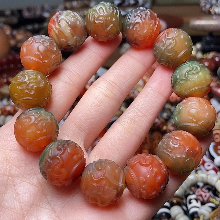 玛瑙/玉髓未镶嵌手链