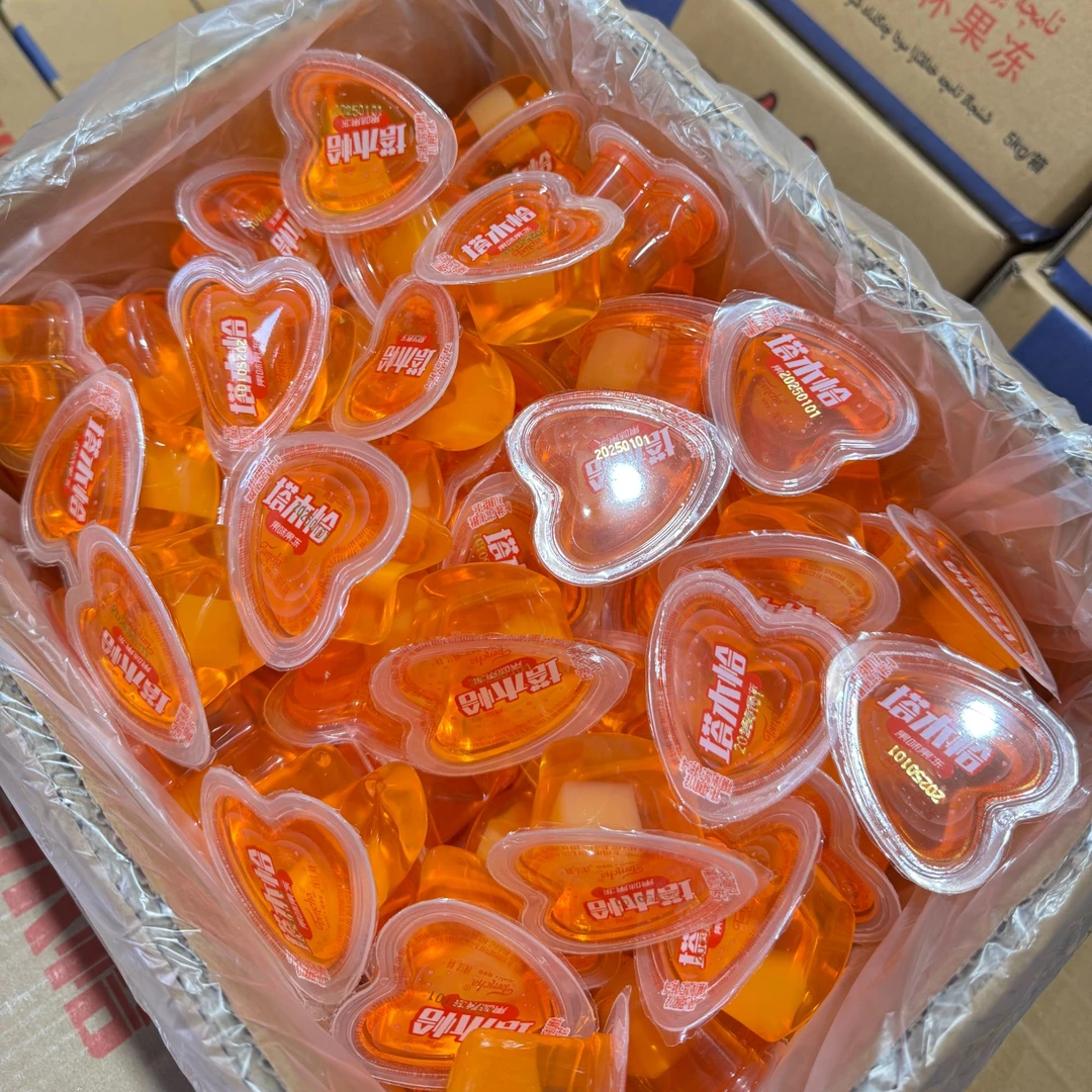 塔木恰桃心杯野果果冻1500g +10支棒棒糖