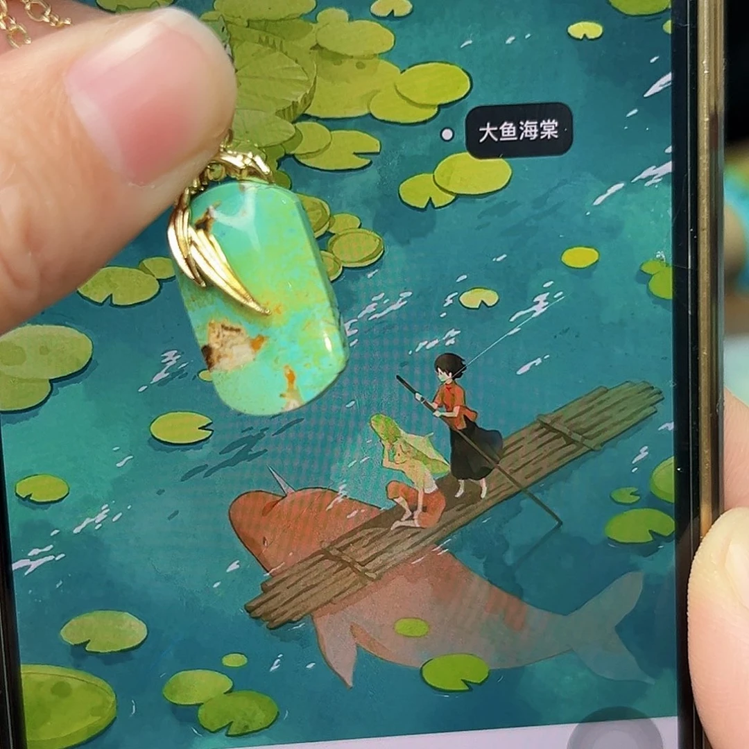 绿松石珠宝奇石未镶嵌