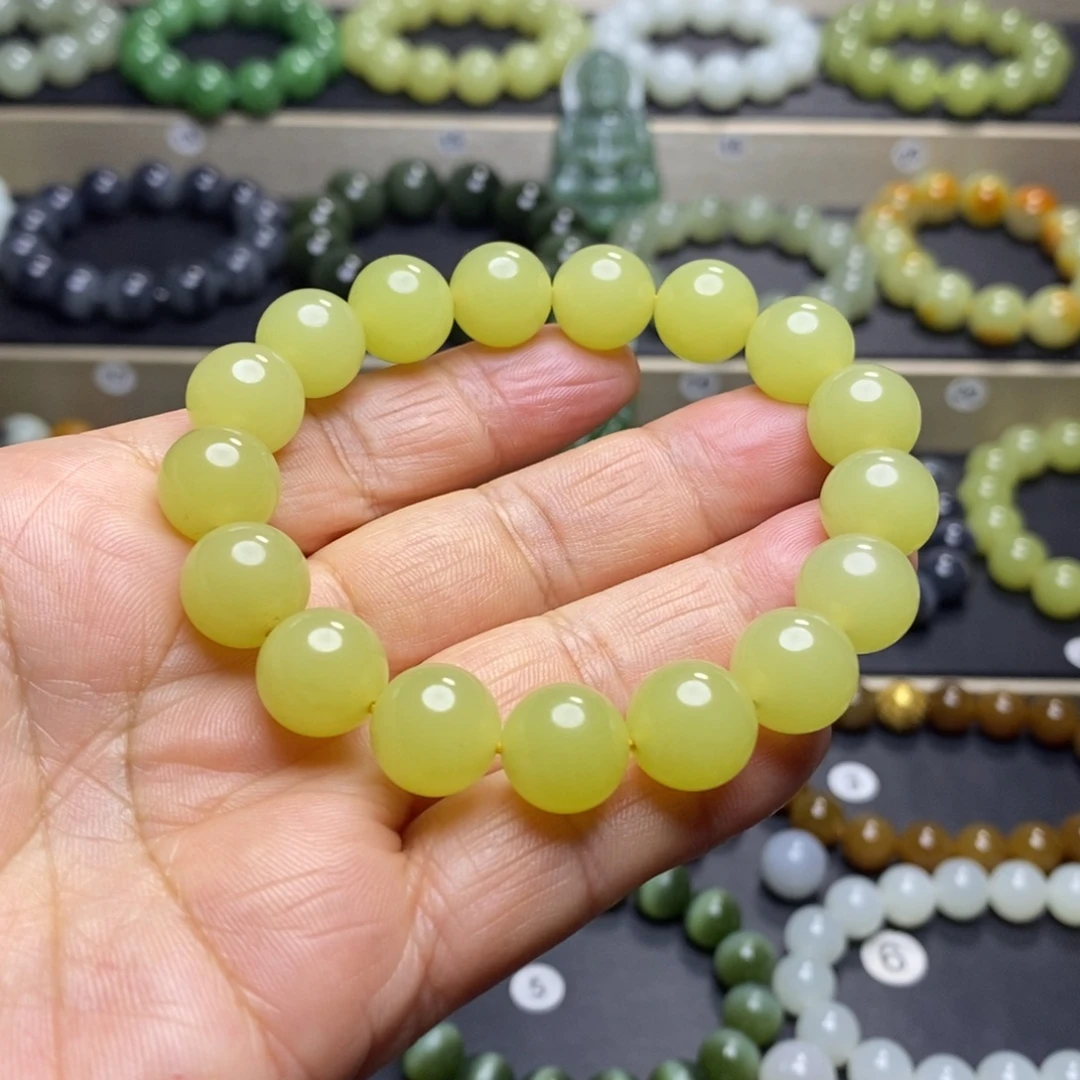 和田玉未镶嵌手串