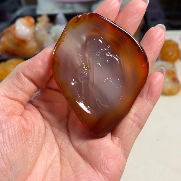 玛瑙/玉髓未镶嵌吊坠(不含链)