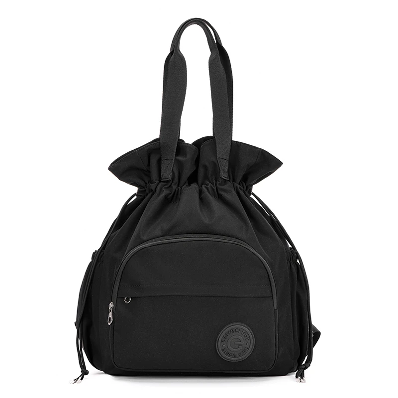 新款大容量双肩包时尚多功能学生便携韩版束口户外旅行包休闲潮流