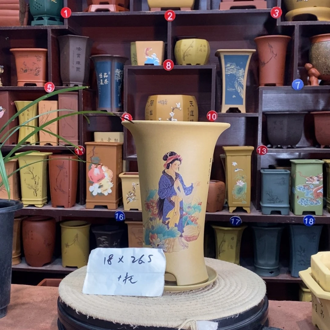 紫砂艺术紫砂花盆