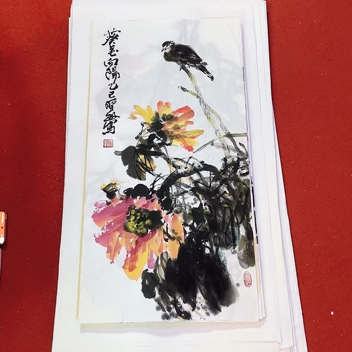 国画张圣敏先生纯手绘作品