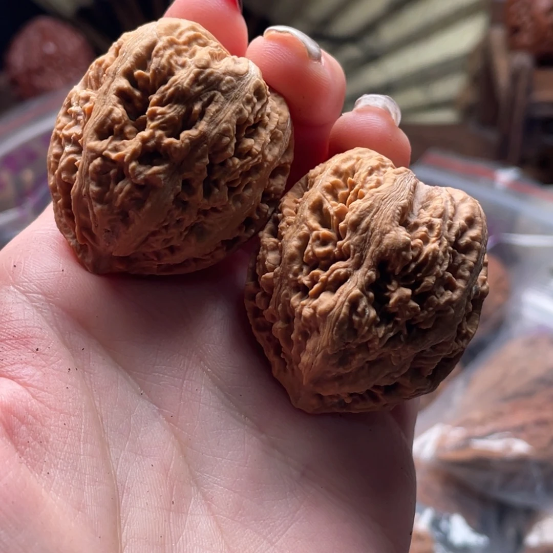 把件文玩核桃楸刀鱼53花皮