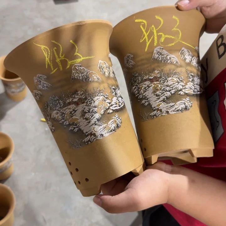 紫砂紫砂花盆破损补发