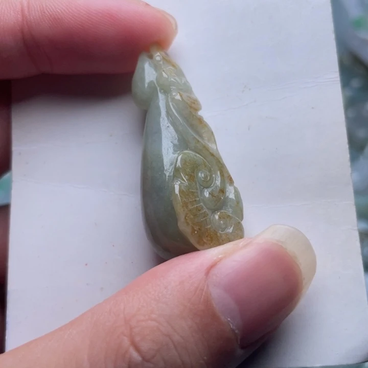 翡翠未镶嵌吊坠(不含链)翡翠