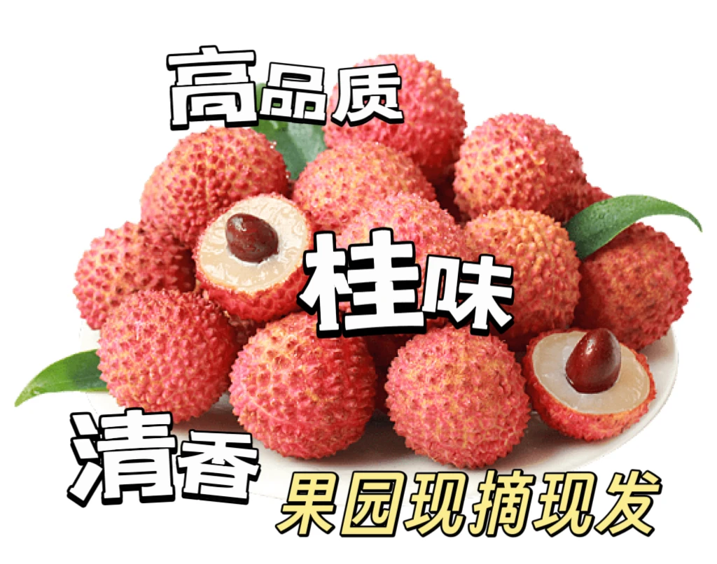 广东镇隆桂味荔枝高品质新鲜