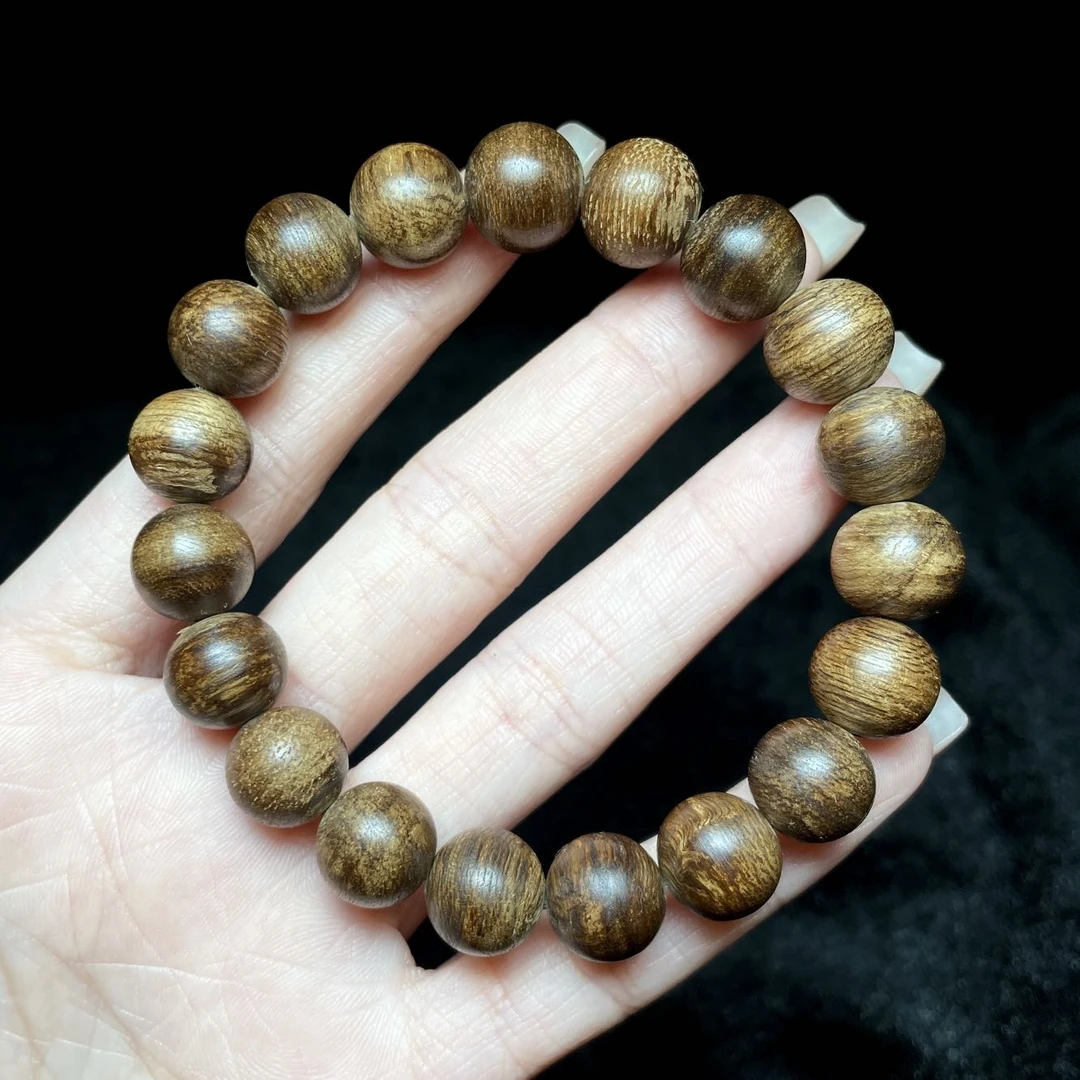 沉香【胡叔严选】G6817-沉香单圈手串-11mm+-（45）-