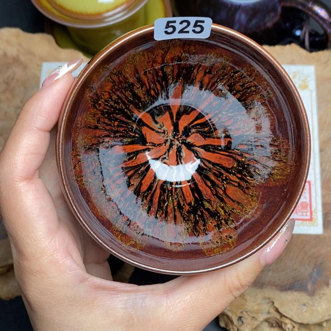 茶盏建窑建盏主人杯525