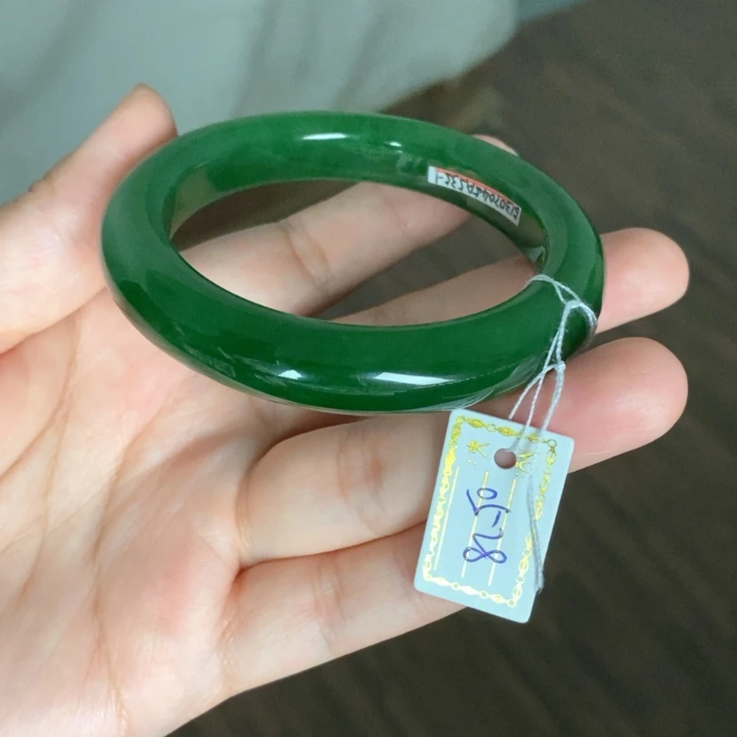 【闪购商品】未镶嵌手镯和田玉（碧玉）