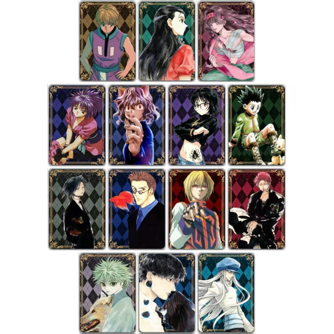 【AA707】全职猎人格纹金边数据卡 二创周边盲盒 默认代拆
