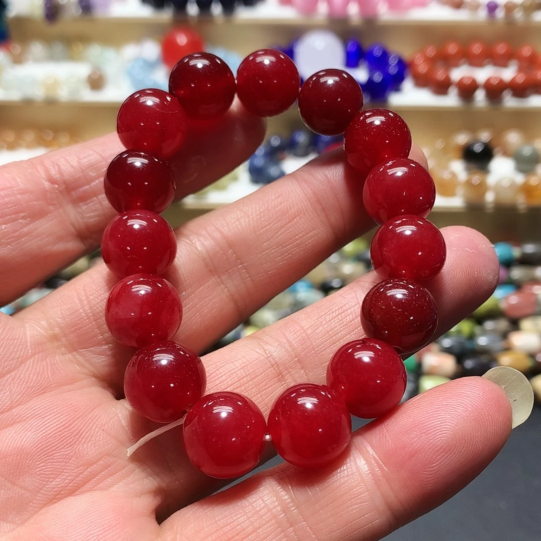 未镶嵌手串玛瑙/玉髓卡13红玉髓手链
