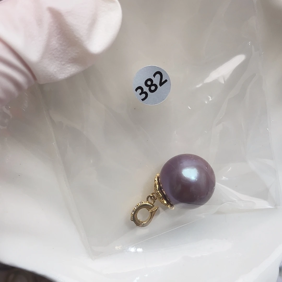 ****子淡水珍珠银S925镶嵌耳饰